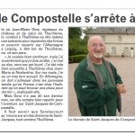 Le chemin de Compostelle s'arrête à Thullières